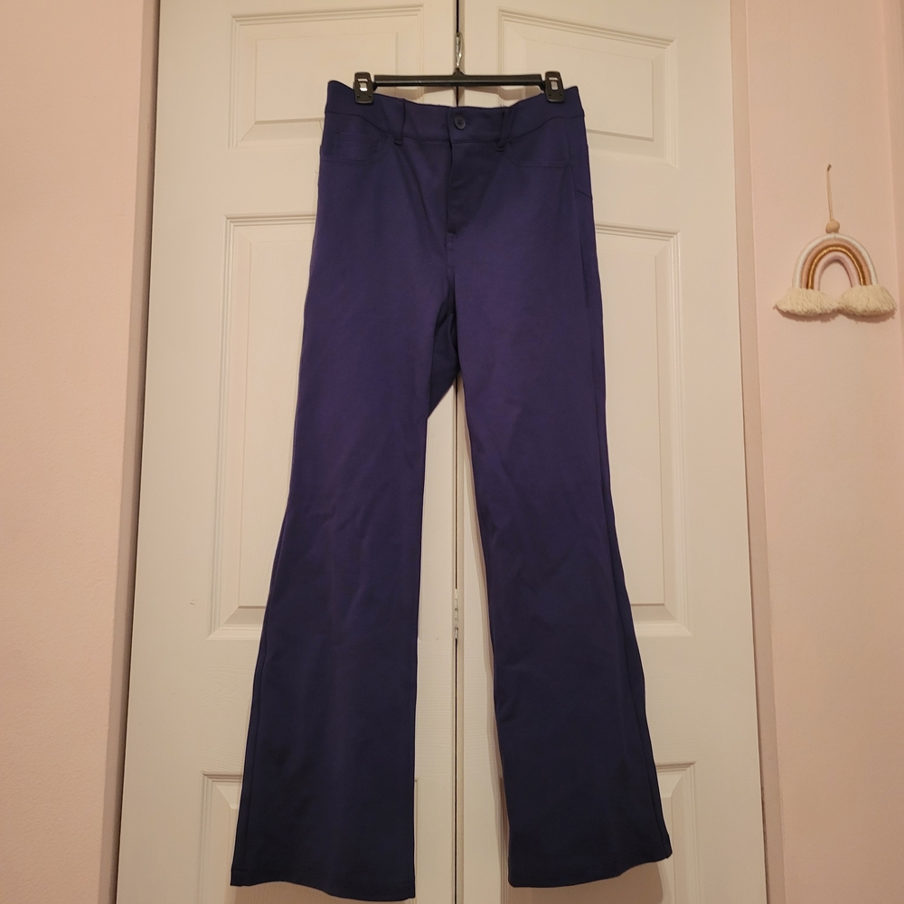 Torrid Studio Luxe Ponte Bombshell  Blue Boot Cut Pants